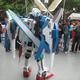 Illustration for article titled What Do You Say to a Man in a Gundam Mecha Suit?